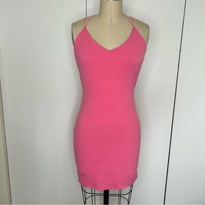 Just Quella Bodycon Backless Mini Dress NWT